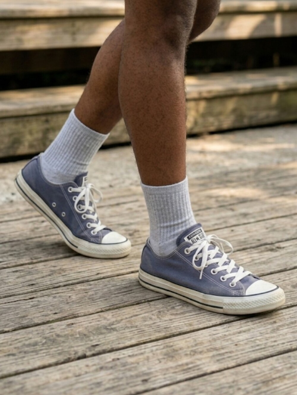 Converse Chuck Taylor All Star Low Top Sneakers - Unisex Navy Blue / Charcoal